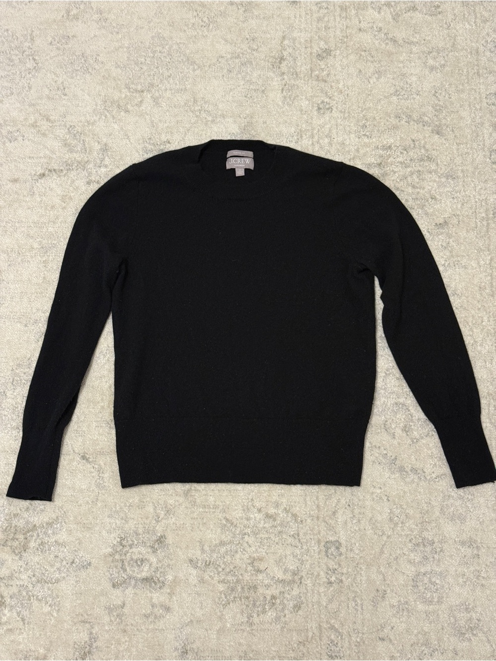 Jcrew Black Cashmere Sweater